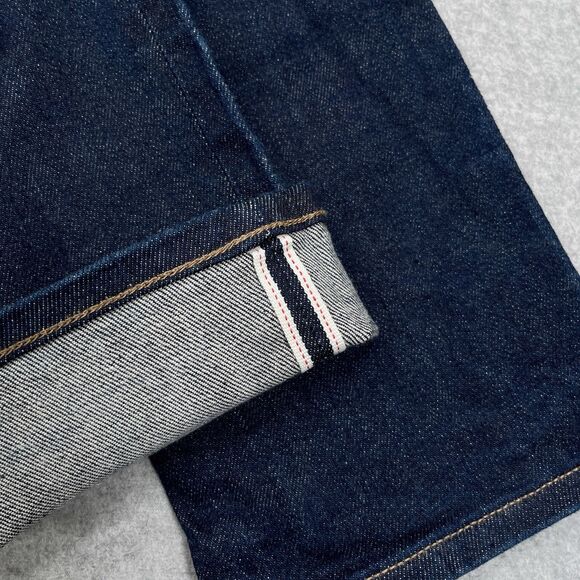 Uniqlo Jeans Mens 35 x 32 (34x31) Slim Straight Japanese Kaihara Selvedge Denim - Picture 14 of 14